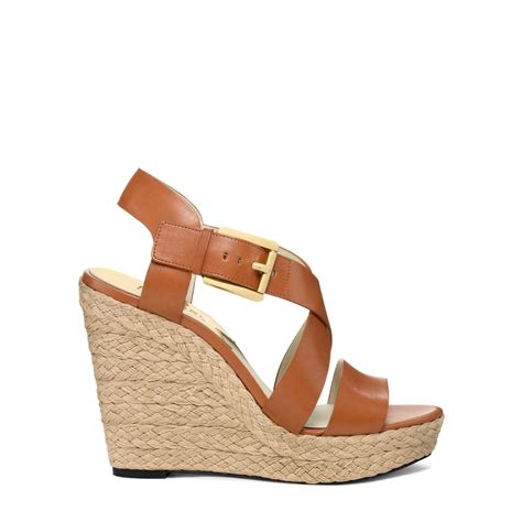 michael kors giovanna wedge high wedge sandals|Michael michael kors giovanna wedge + FREE SHIPPING.